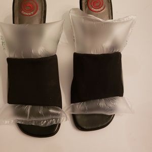 Chico's Black heels open toed